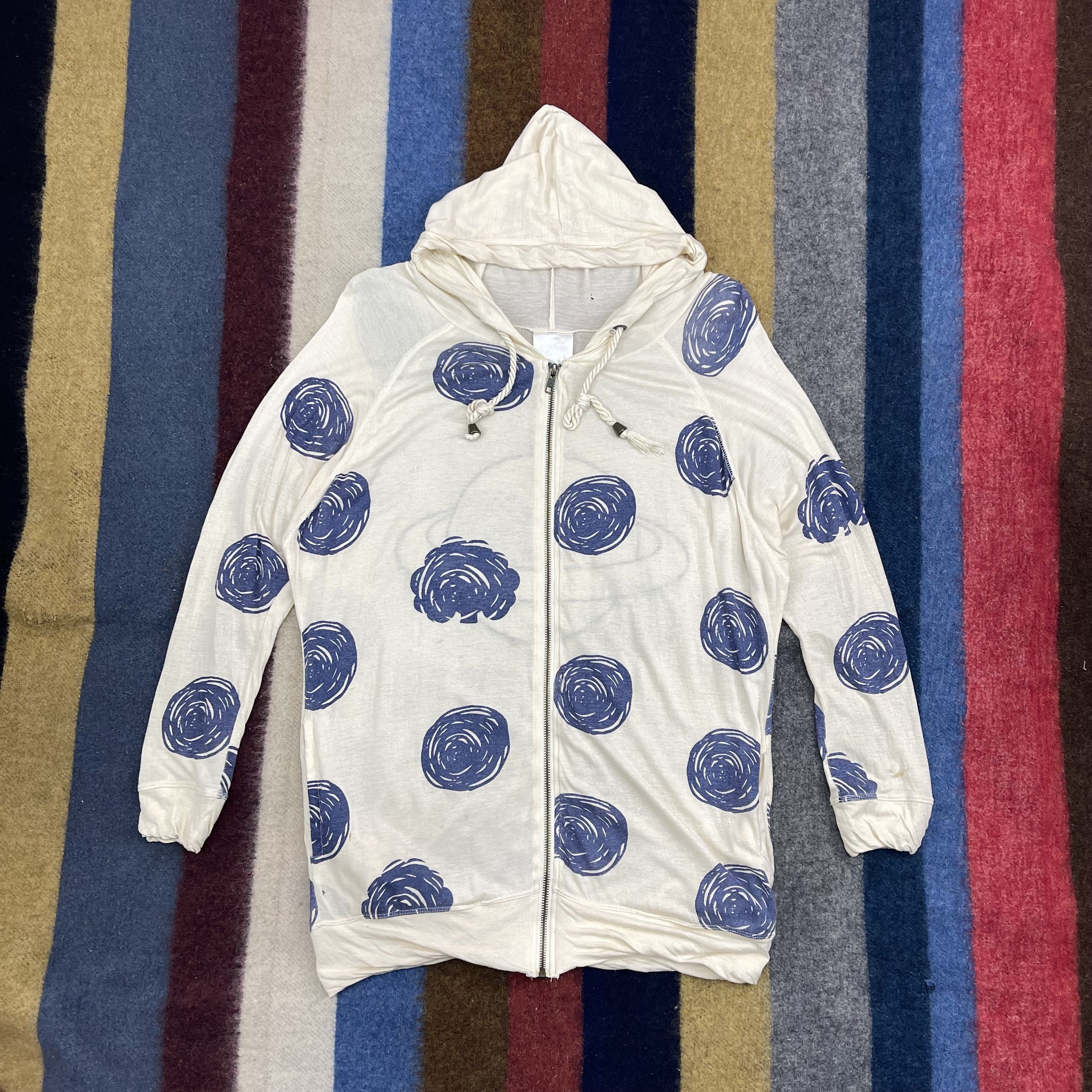 Japanese Brand SCOLAR Harajuku Light Zipper Hoodie #2371-03 Size US M / EU 48-50 / 2 - 6 Thumbnail