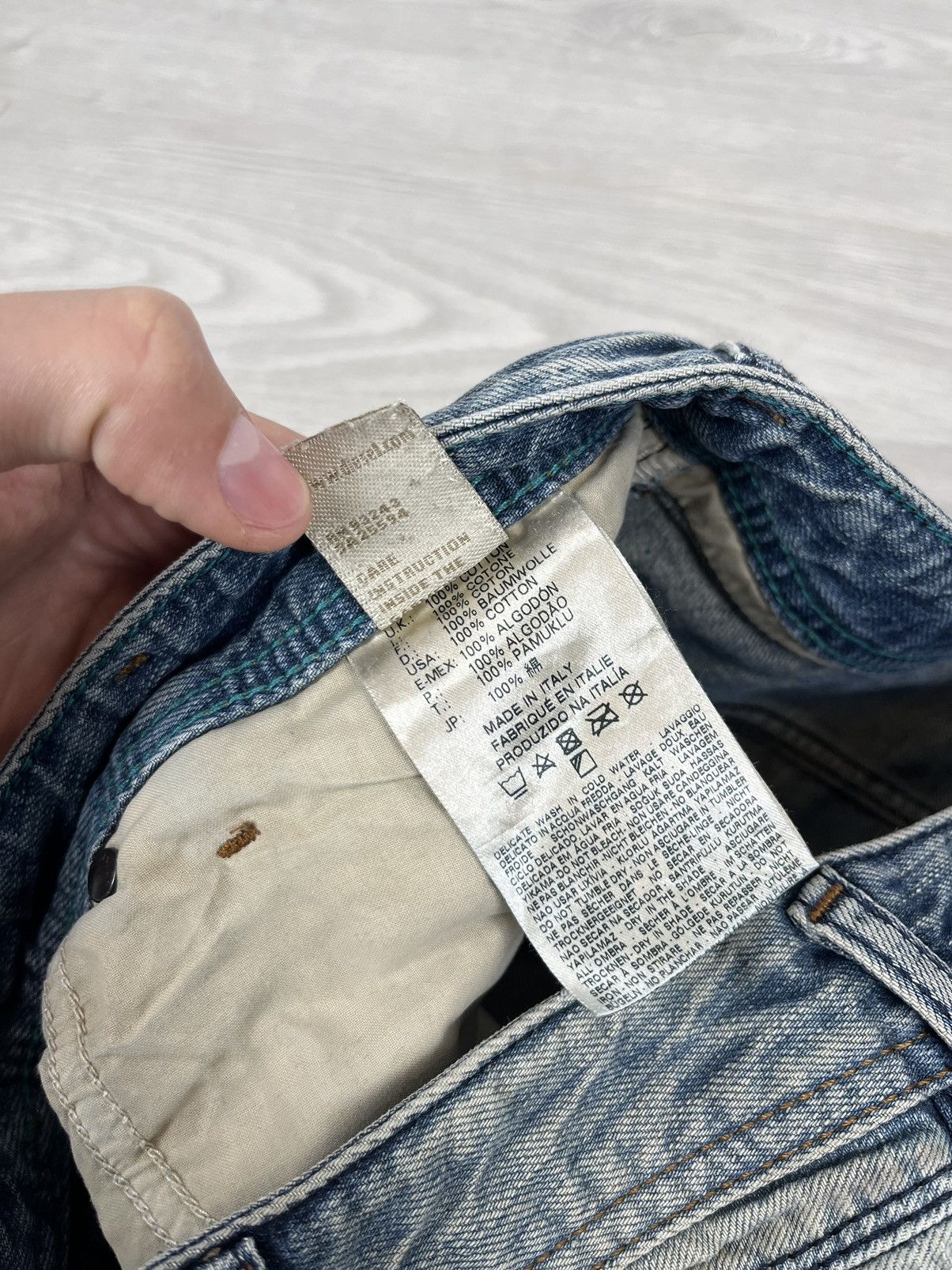 Diesel Diesel Italy Iakob Distressed Washed Denim Pants Jeans Size US 31 - 13 Thumbnail