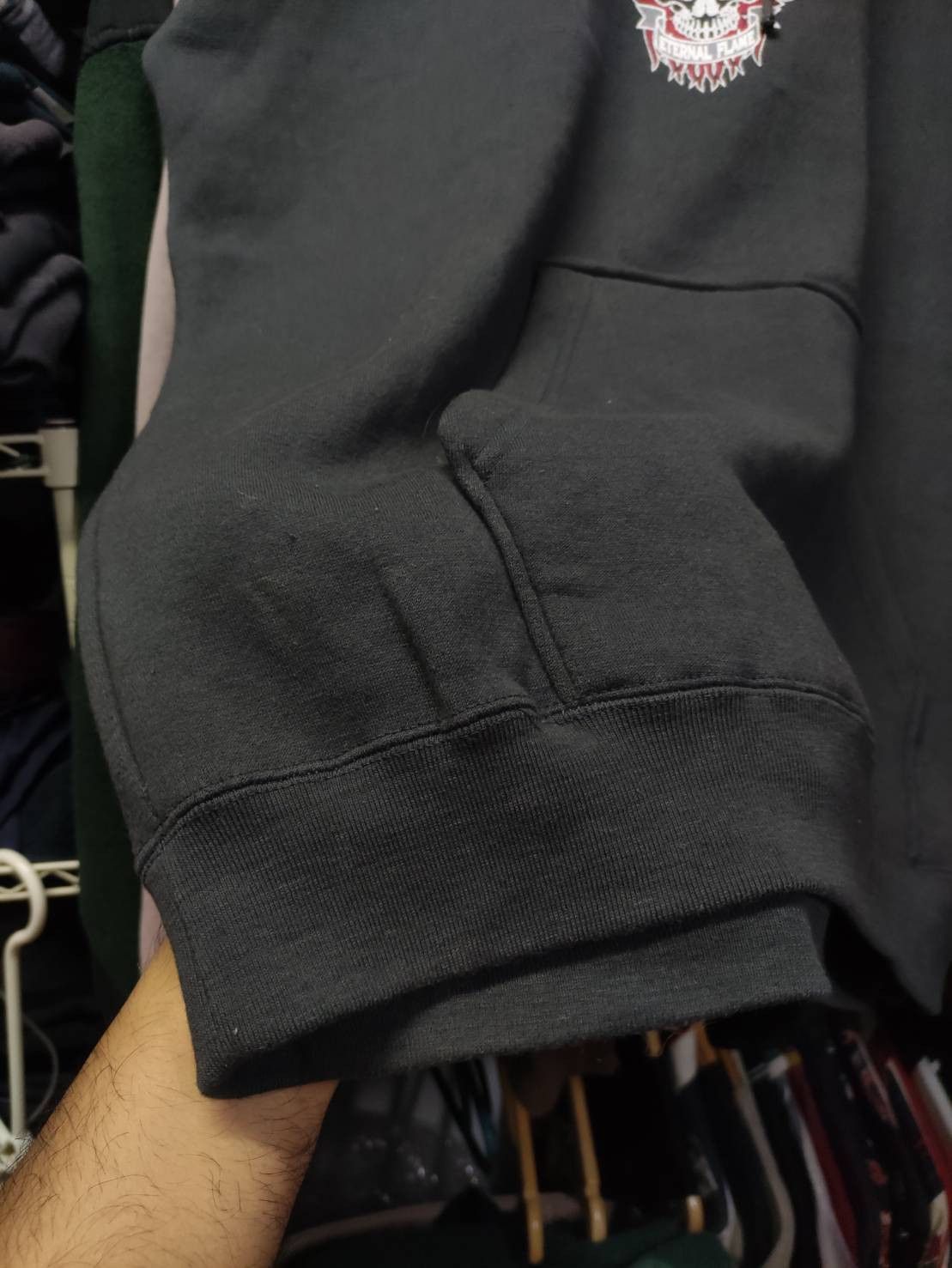 Vintage Vtg 00's Cult " Eternal Flame " Hoodie Size US L / EU 52-54 / 3 - 8 Thumbnail