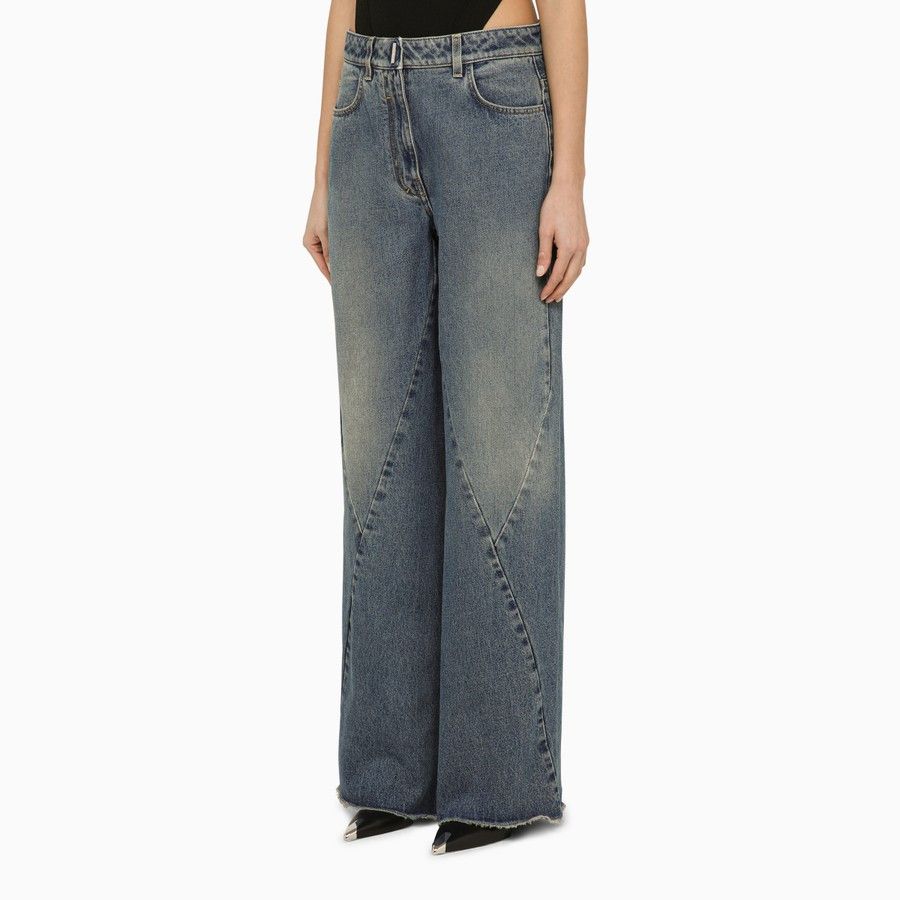Givenchy o1d2blof0824 Jeans in Washed Blue Size 27" / US 4 / IT 40 - 3 Thumbnail