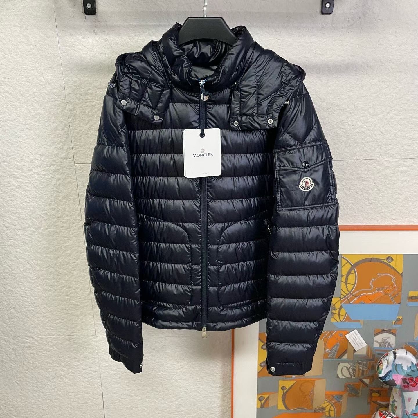 Moncler Moncler Lauros Black Down Jacket Size US XL / EU 56 / 4 - 1 Thumbnail