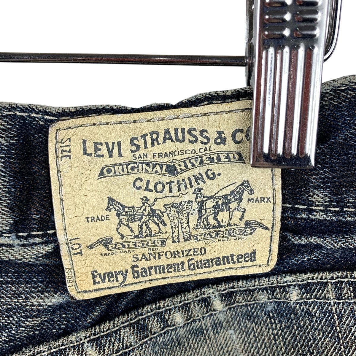 Levi's × Vintage Vintage LEVI’S lot 503 customade blue jeans Size US 32 / EU 48 - 3 Thumbnail