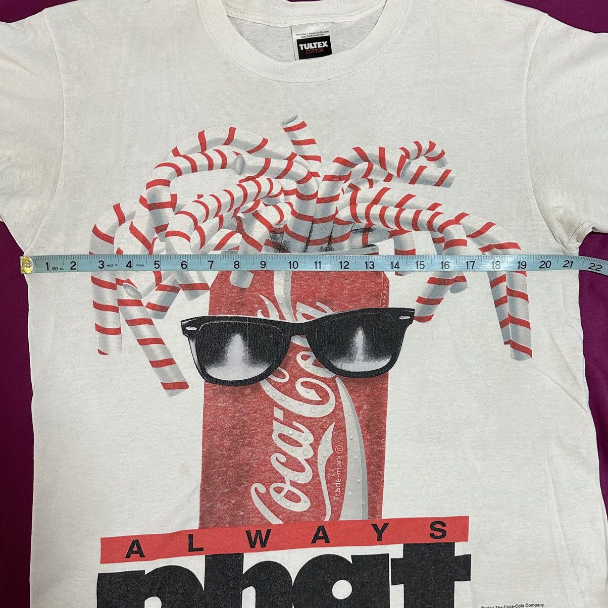 Vintage Vintage Coca Cola T Shirt L Snack Promo Always Phat Size US L / EU 52-54 / 3 - 6 Thumbnail