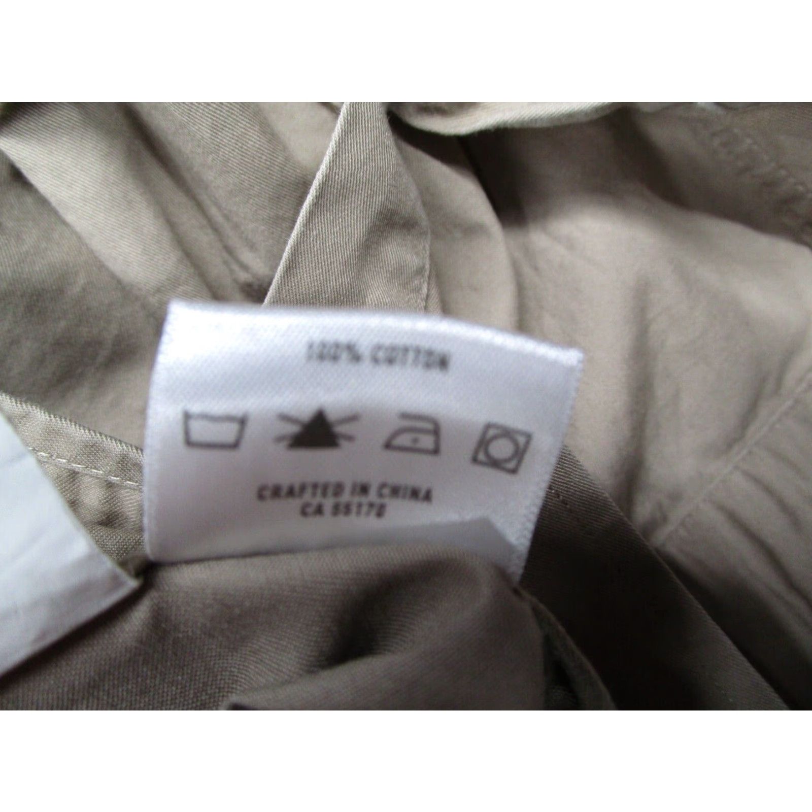 Vintage Frank & Oak Men's Beige Long Sleeve Button Up Shirt Large Cotton Casual Workwear Size US L / EU 52-54 / 3 - 5 Thumbnail