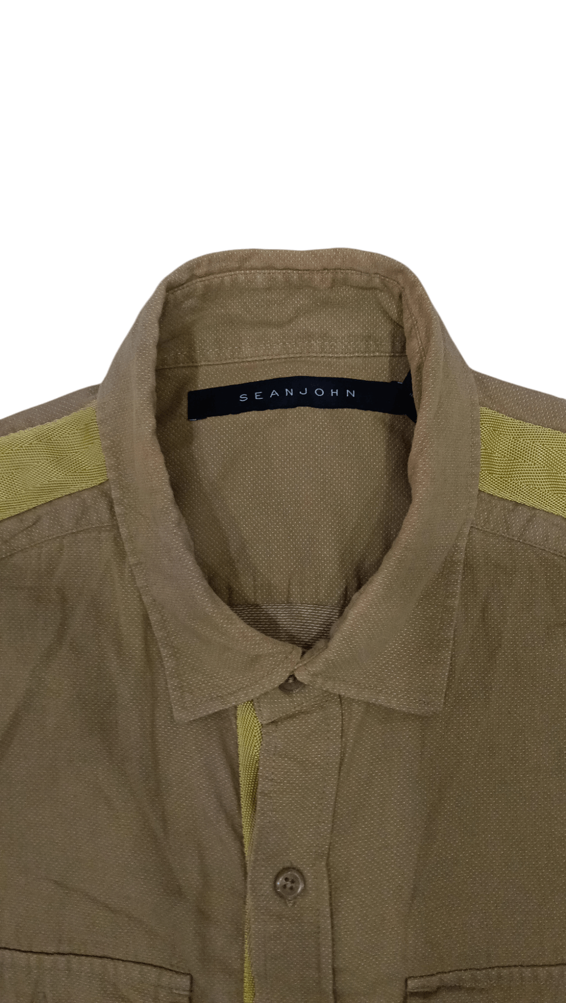 Sean John SEAN JOHN Short Sleeve Button Shirt (S 356) Size US L / EU 52-54 / 3 - 2 Thumbnail