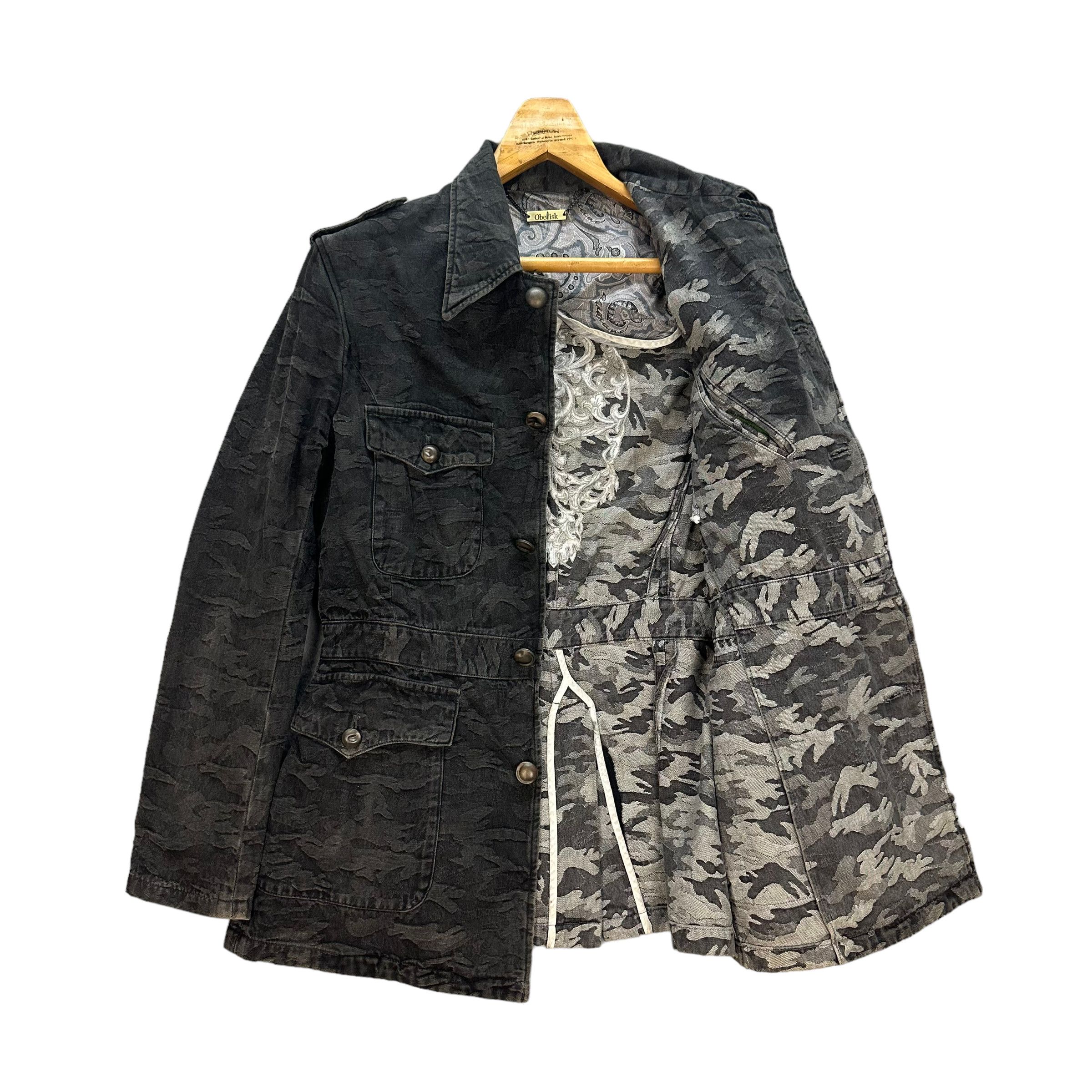 Obelisk OBELISK SKULLS ON BACK CHORE JACKET #7865-185 Size US M / EU 48-50 / 2 - 13 Thumbnail