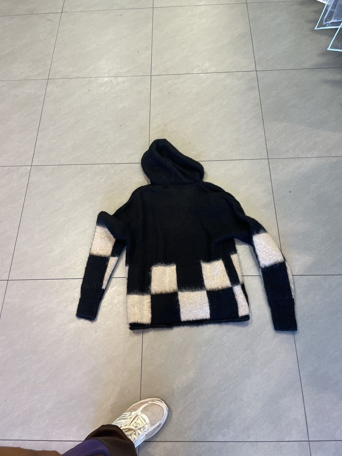 Askyurself Askyurself Brushed Checked Knit Size US S / EU 44-46 / 1 - 7 Thumbnail