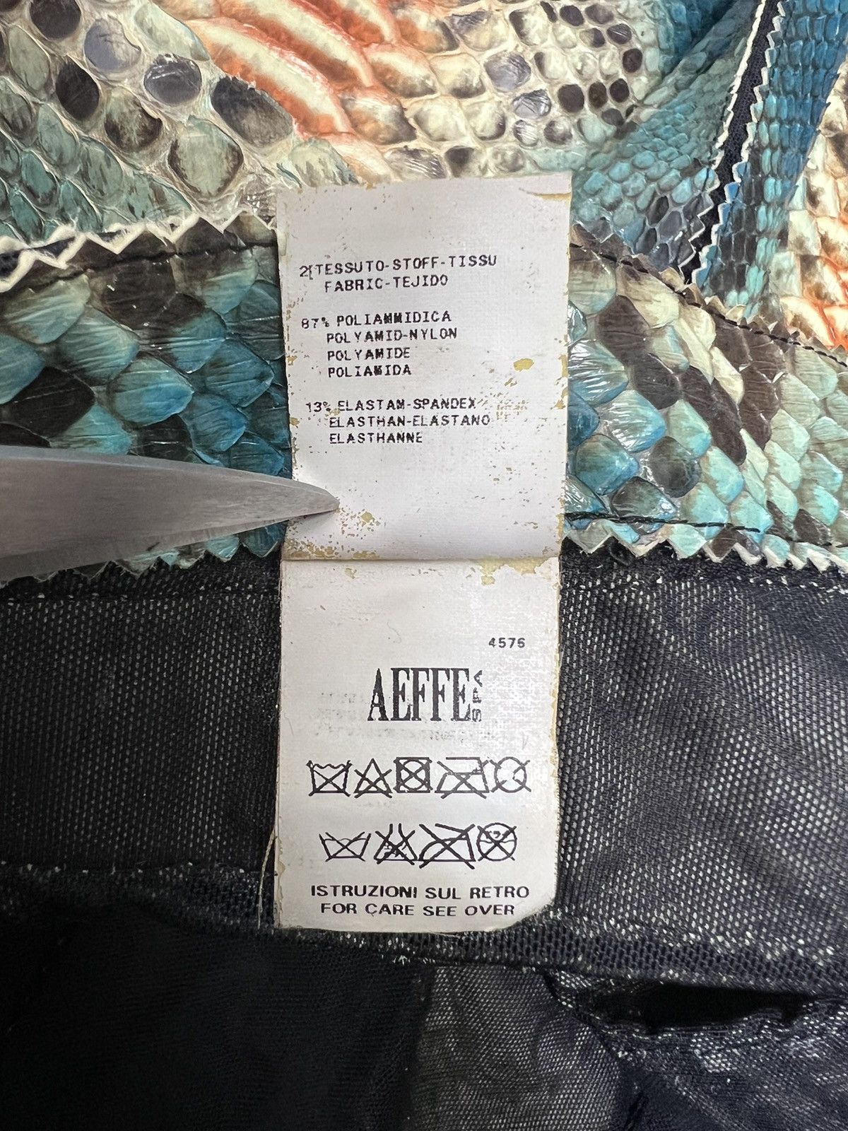 Jean Paul Gaultier Jean Paul Gaultier - S/S 2007 - Phyton Snake Skin Trousers Size US 30 / EU 46 - 20 Thumbnail