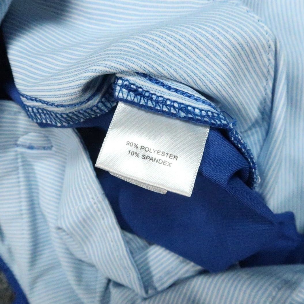 Peter Millar Peter Millar Shorts Mens 40 Blue Carrboro Fan Palm Chino Performance Twill Floral Breathable Lightweight Pockets Size US 40 / EU 56 - 6 Thumbnail