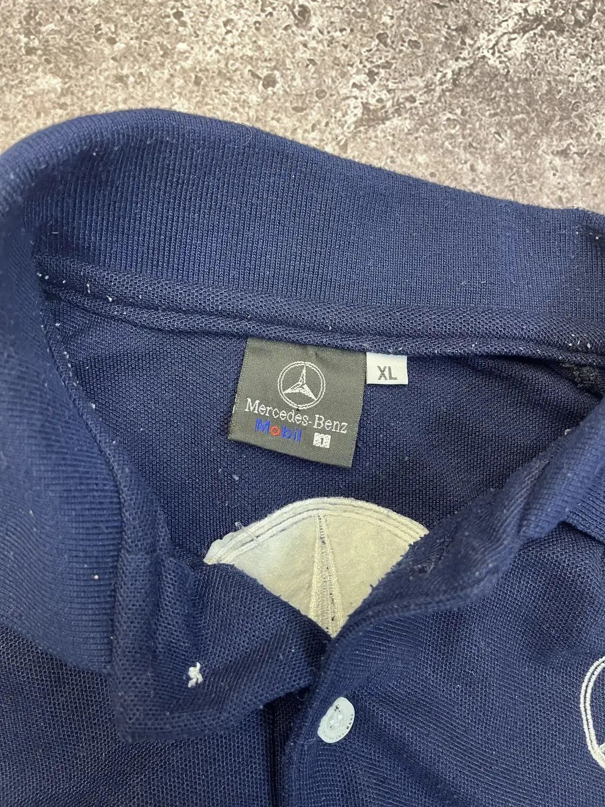 Mercedes-Benz Vintage Mercedes-Benz x Mobil 1 Polo Shirt Racing Team Logo Size US XL / EU 56 / 4 - 5 Thumbnail