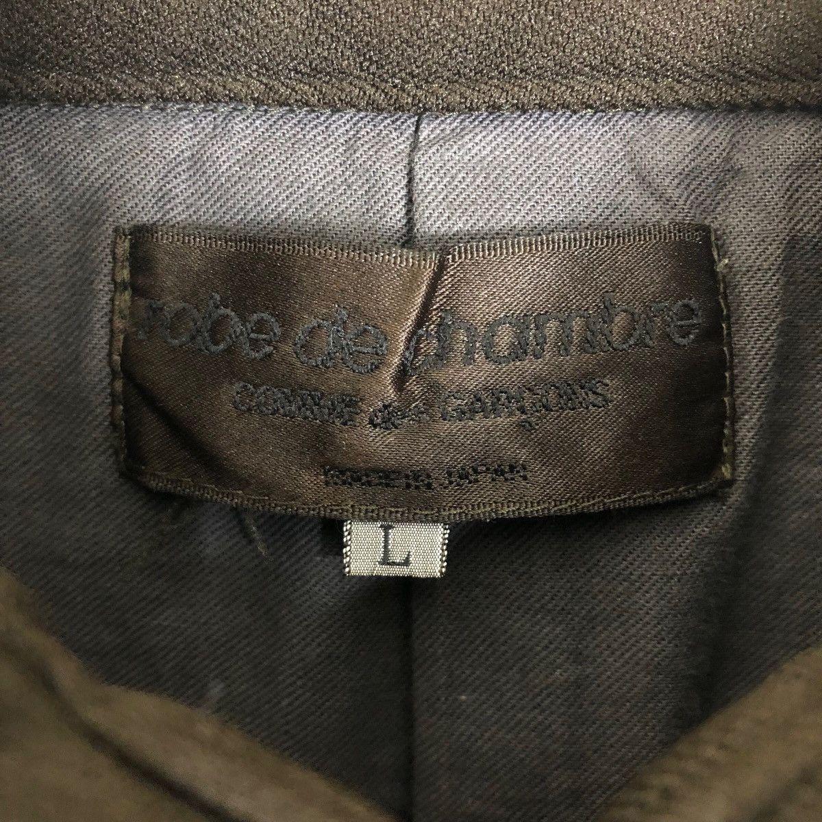 Comme des Garcons Robe De Chambre Comme Des Garcons 2003 S/S Layered Jacket Size L / US 10 / IT 46 - 13 Thumbnail