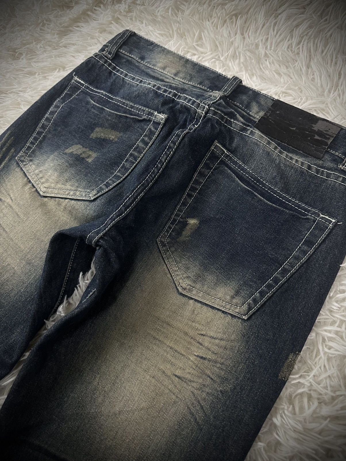 Japanese Brand rare 2000s DIVINER punk distressed denim jeans Size US 31 - 8 Thumbnail