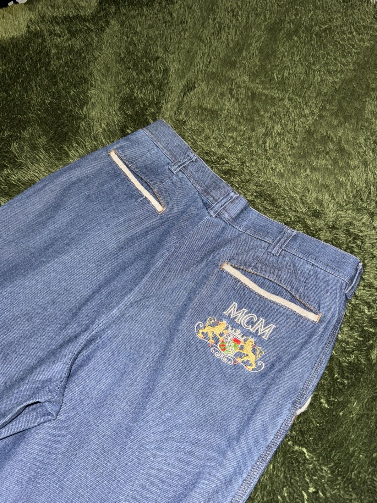 MCM MCM Japan Embroidered Logo Two-Tuck Pocket Pants Size US 32 / EU 48 - 9 Thumbnail
