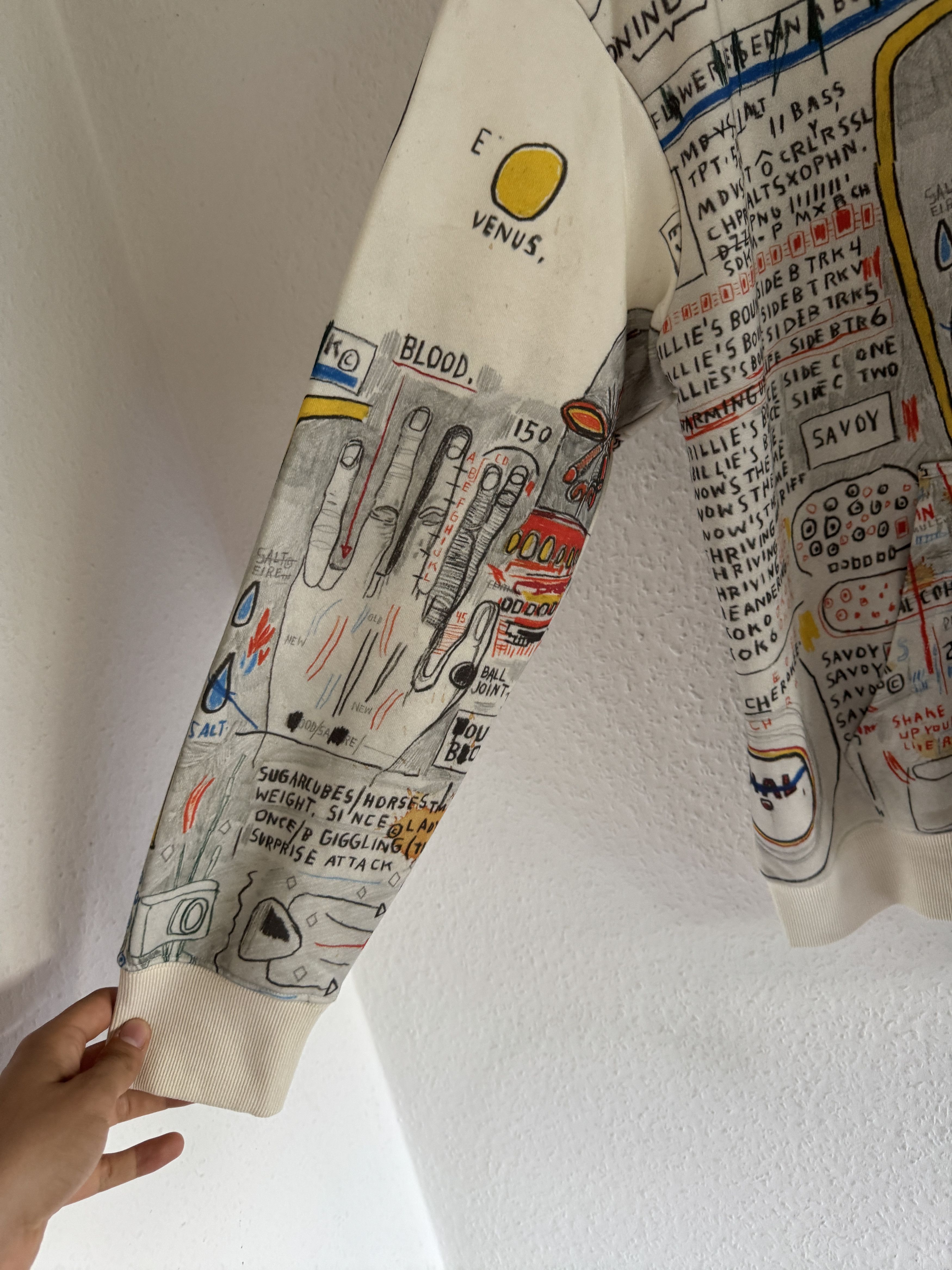 H&M × Jean-Michel Basquiat × Who Decides War Hysteric Graffiti Hoodie Size US XL / EU 56 / 4 - 6 Thumbnail