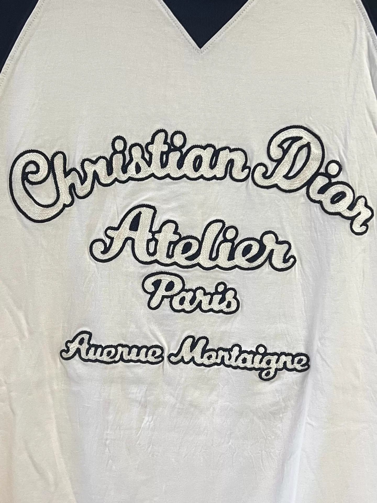 Dior Dior Paris B&W Colorblock Logo XS Oversized Unisex Tee Size US XS / EU 42 / 0 - 5 Thumbnail