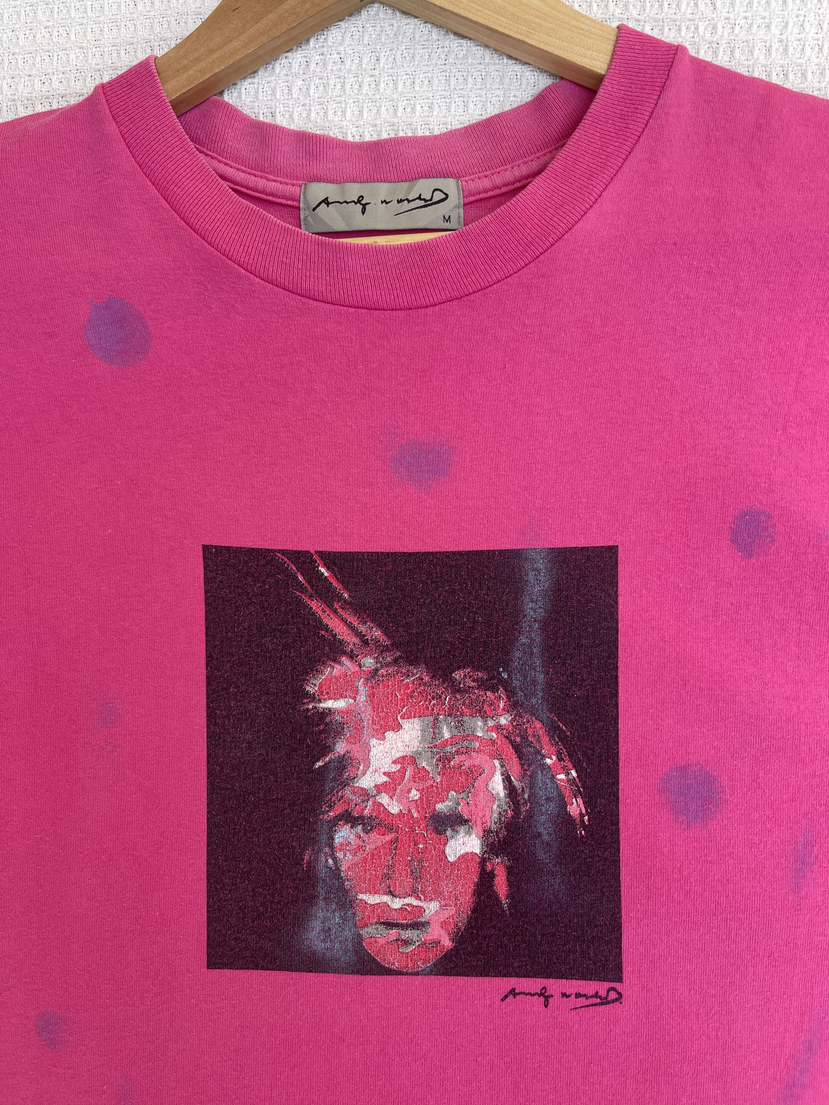 Andy Warhol Last Drop🔥Vtg Andy Warhol Self Potrait Single Stitch T-Shirt Size US M / EU 48-50 / 2 - 10 Thumbnail
