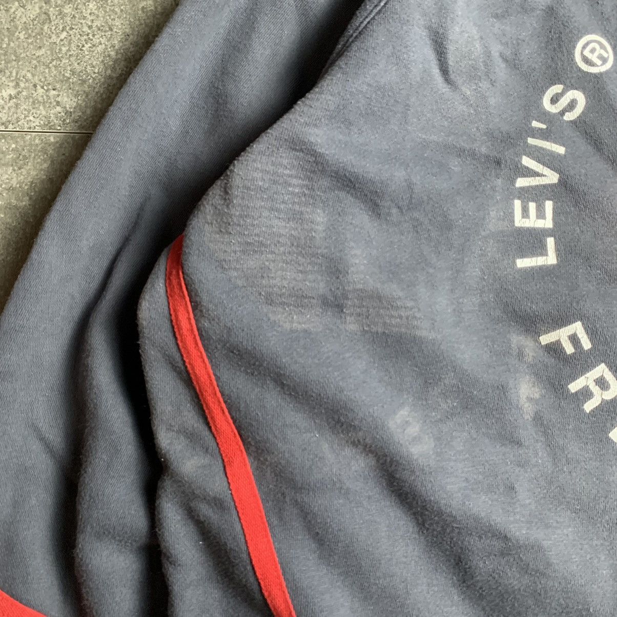 Levi's 2000s Levi’s Enginereed Jeans 1/4 Zip Hoodie Big Logo Size US L / EU 52-54 / 3 - 5 Thumbnail