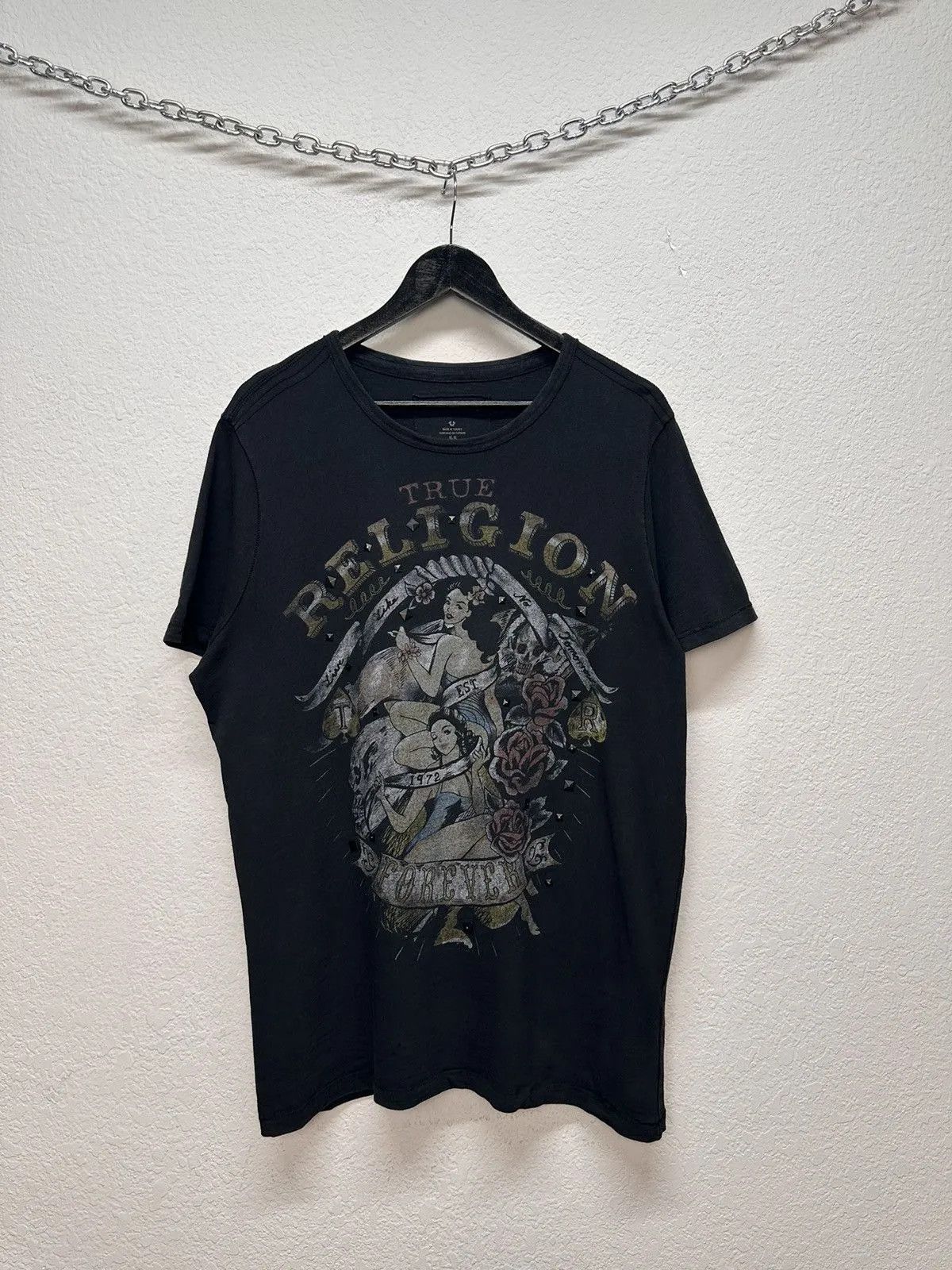 Affliction Vintage True Religion USA T-shirt Y2K streetwear Japan Size US XL / EU 56 / 4 - 1 Thumbnail