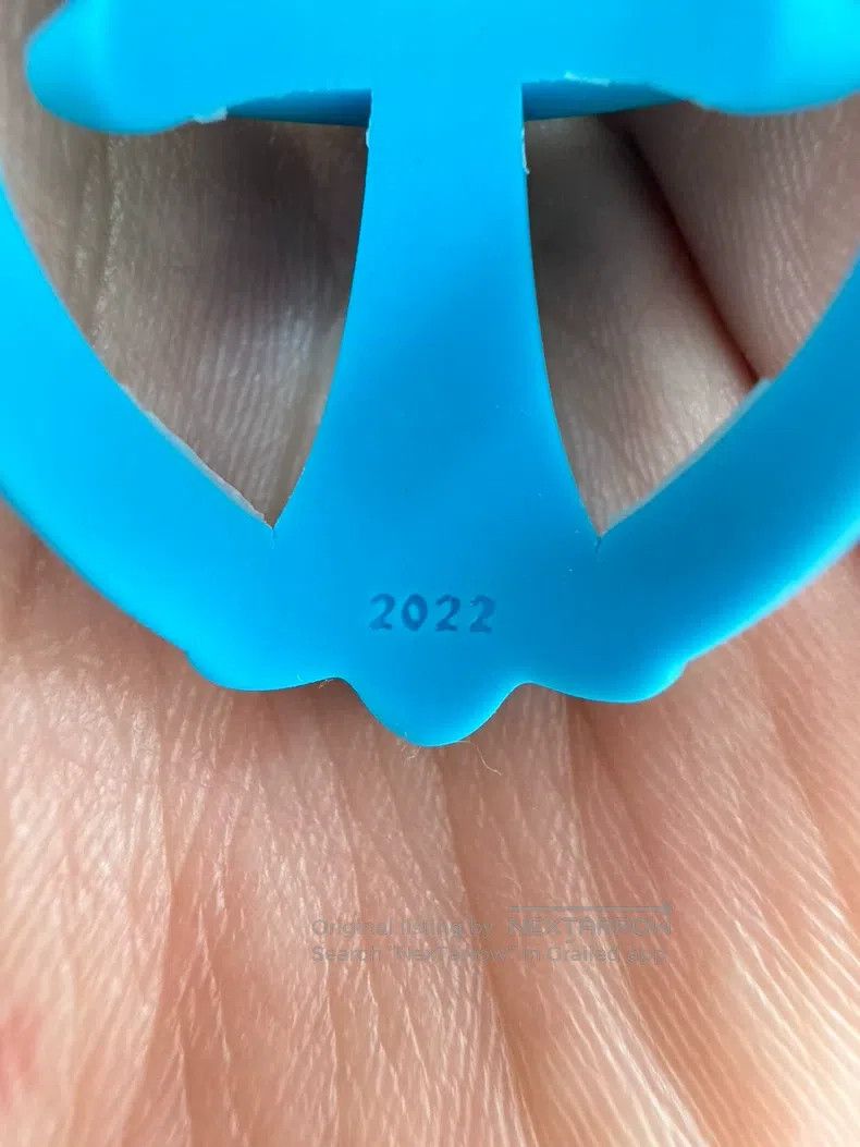 Chrome Hearts CHROME HEARTS Size OS Blue resin endless ring Size ONE SIZE - 3 Thumbnail