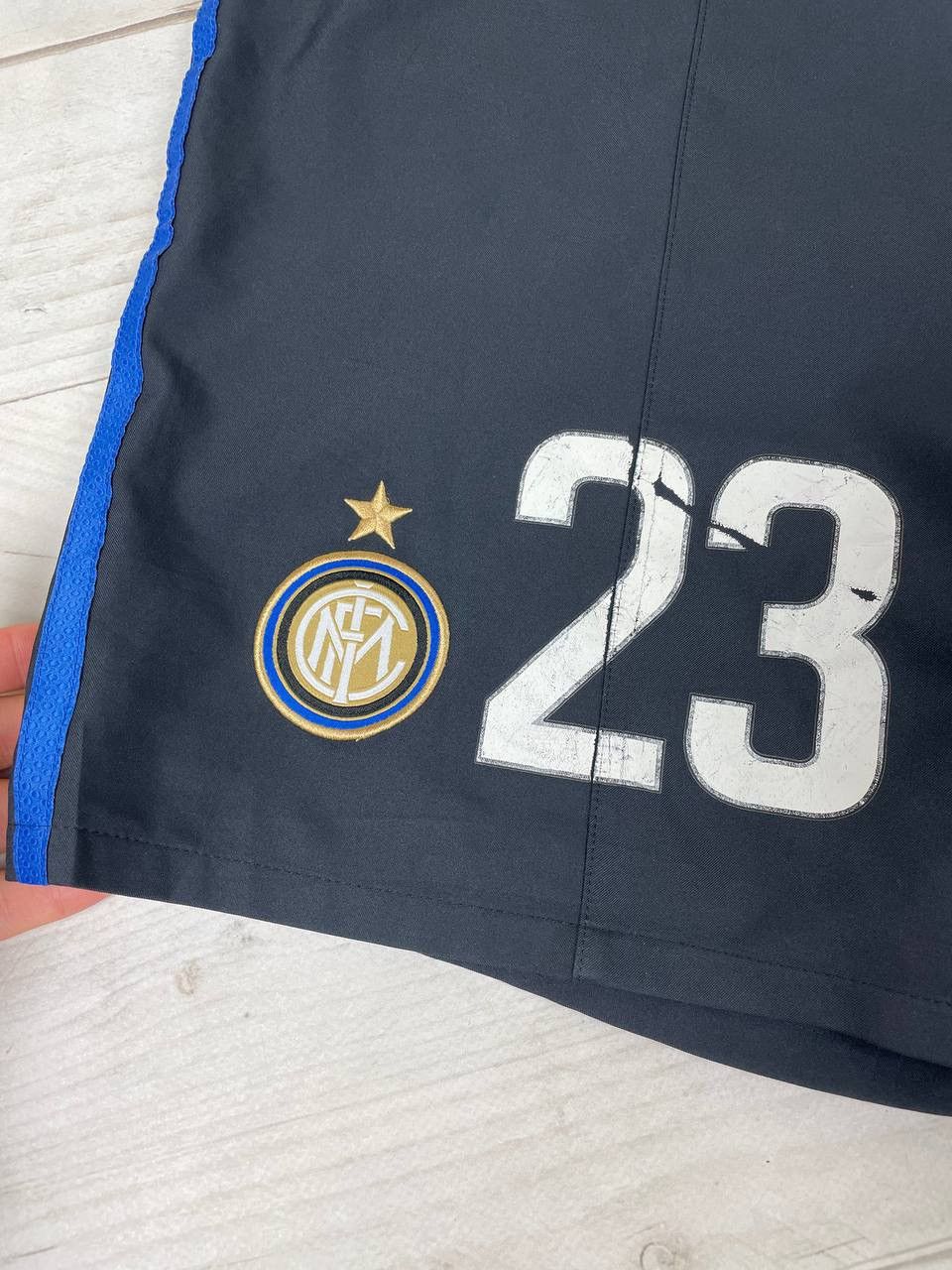Nike Nike Inter Milan 2011 2012 Home Shorts Ranocchia #23 Size US 36 / EU 52 - 7 Thumbnail