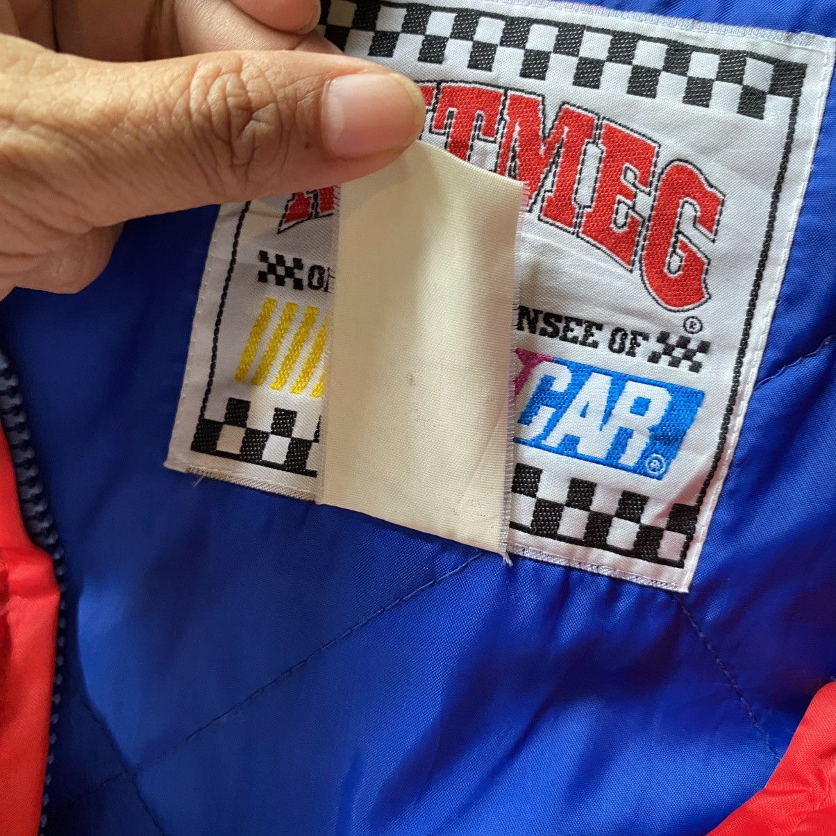 Nutmeg Nutmeg Gordon Racing Jacket – Blue/Red Size US XL / EU 56 / 4 - 22 Thumbnail