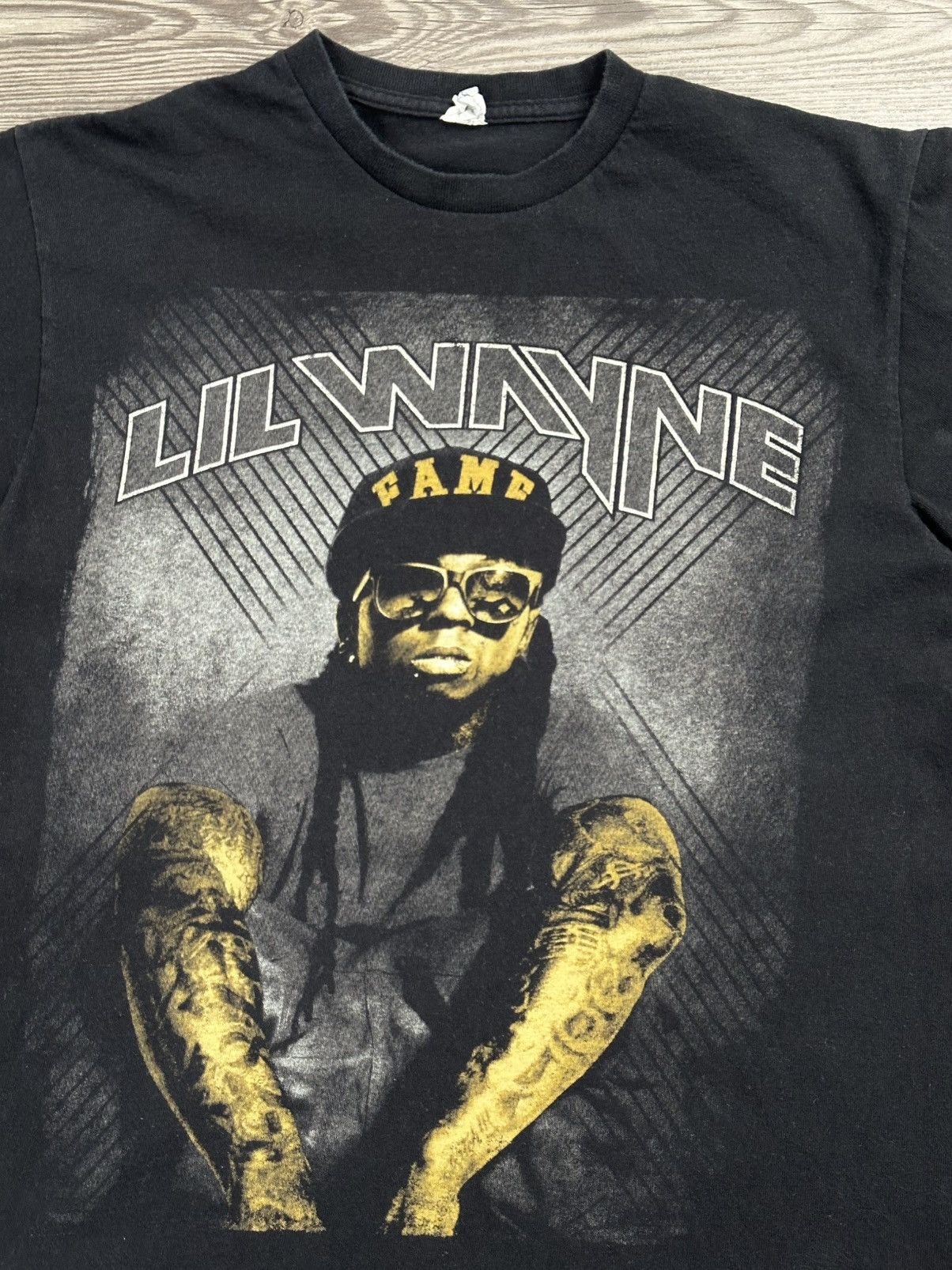 Rap Tees Lil Wayne 2011 Tour T Shirt Size US M / EU 48-50 / 2 - 3 Thumbnail