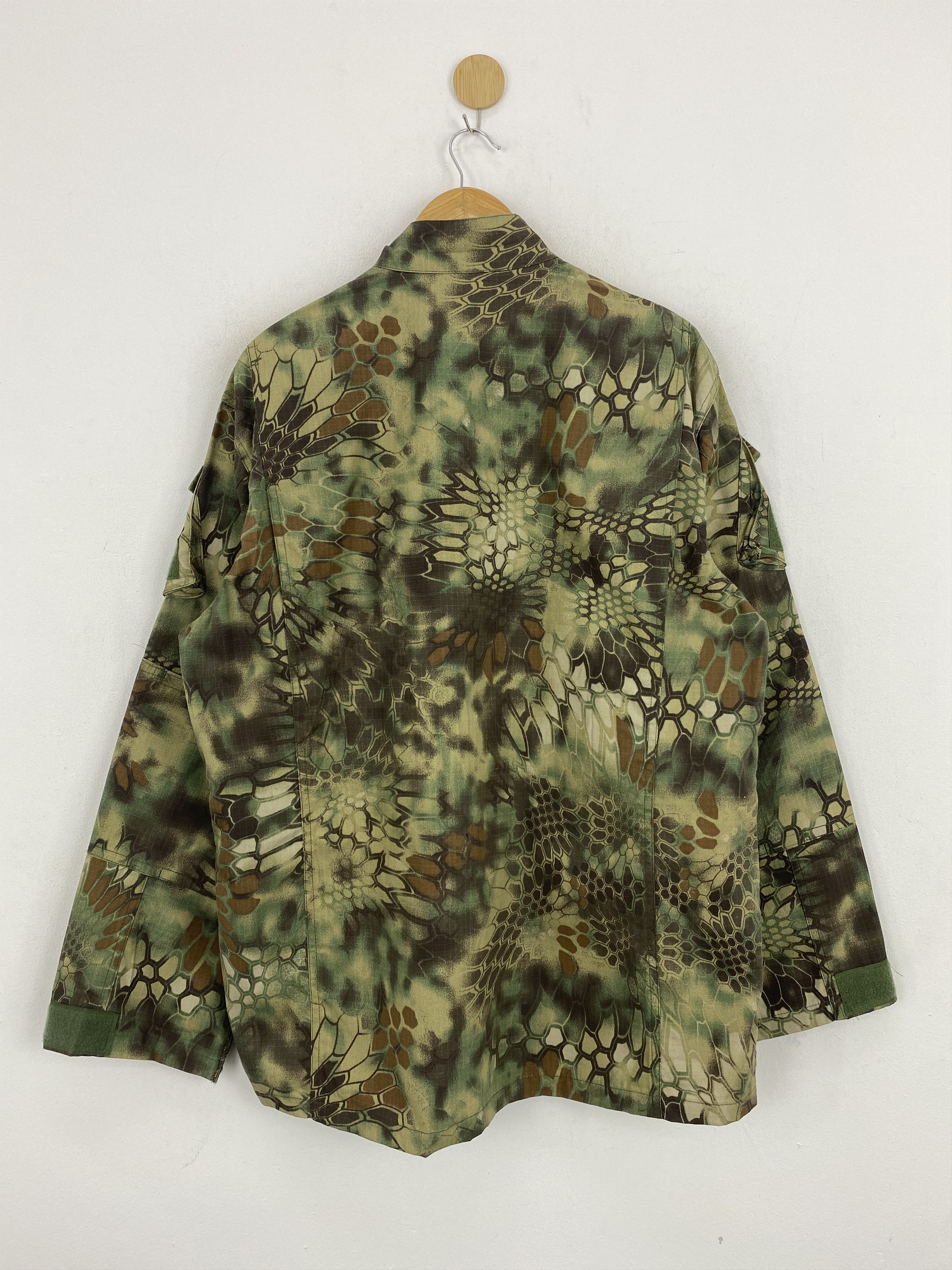 Vintage Vintage Military Camouflage Jacket J1896 Size US L / EU 52-54 / 3 - 3 Thumbnail