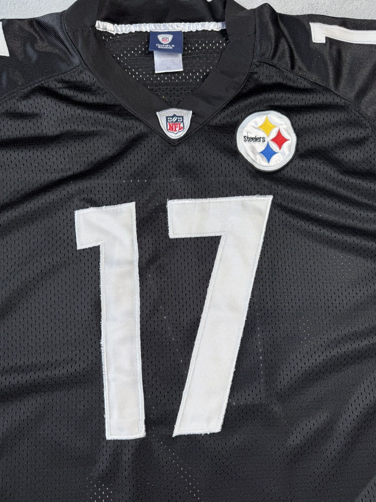 Reebok Pittsburgh Steelers NFL Jersey Reebok #17 Mike Wallace Size US L / EU 52-54 / 3 - 5 Thumbnail