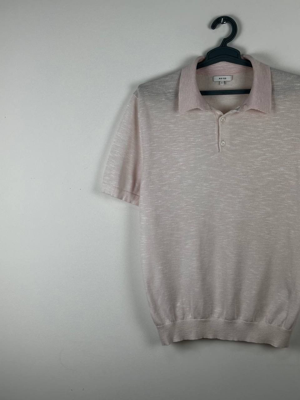Reiss Reiss Arbor Casual Knitted Pink Summer Polo Size US L / EU 52-54 / 3 - 2 Thumbnail