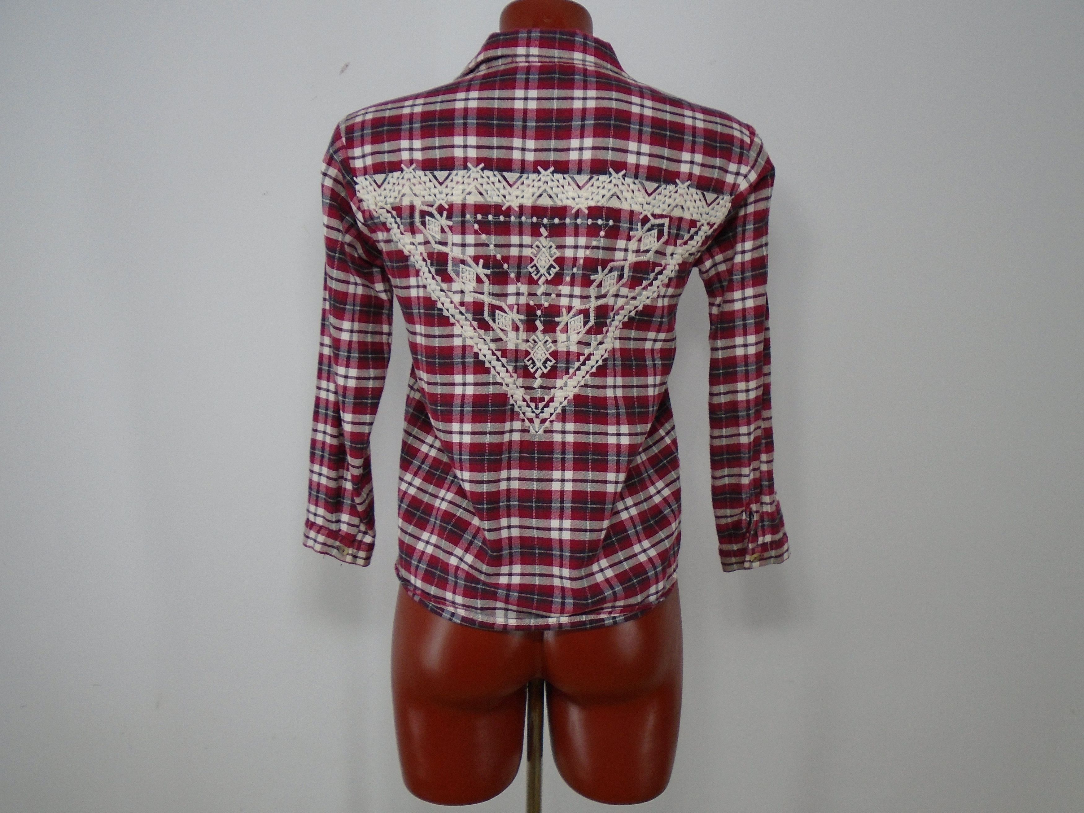 Zara Women's Shirt Zara. Color: Bordeaux. Size: S. Size S / US 4 / IT 40 - 6 Thumbnail