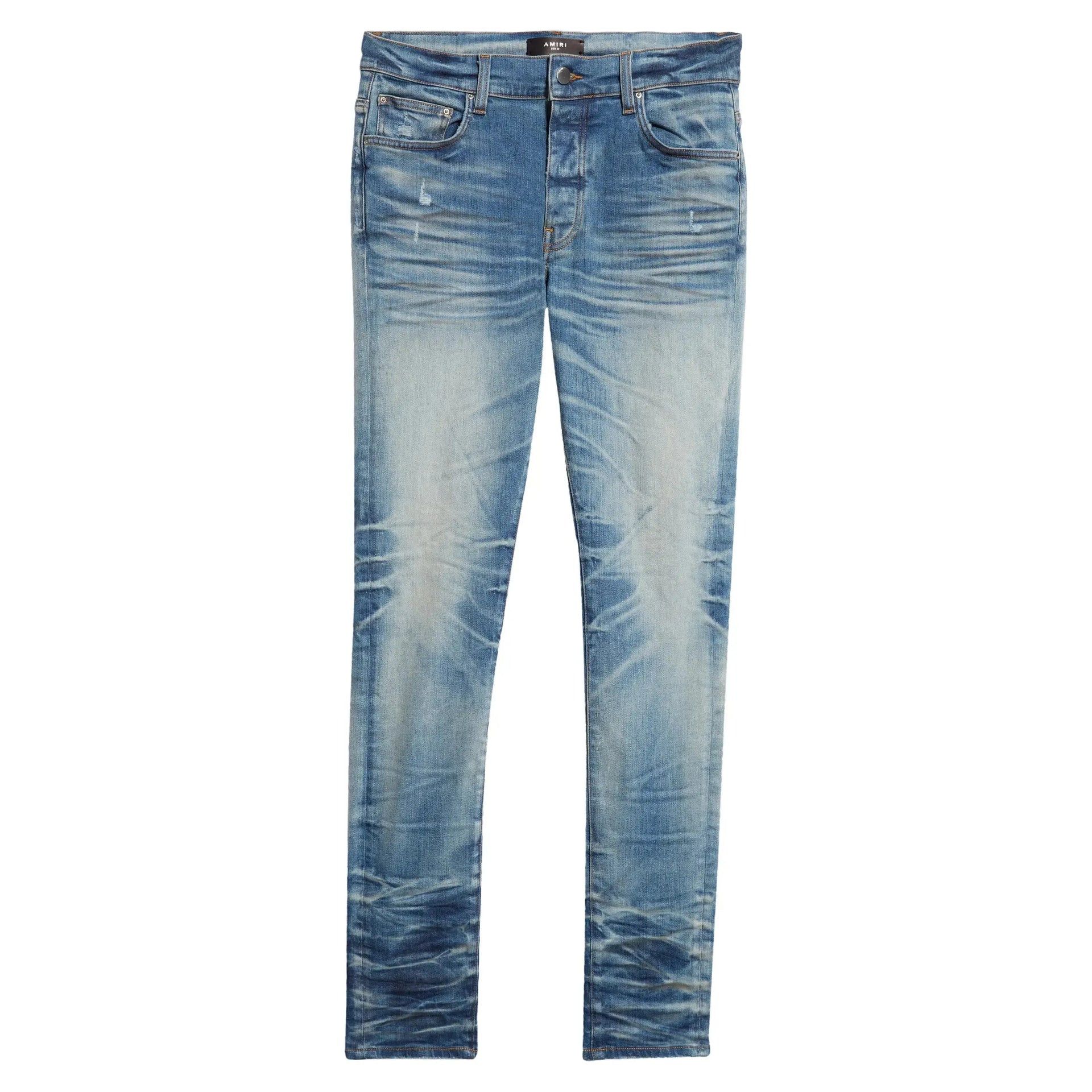 Amiri Stack Jeans Honeycomb Indigo Size US 38 / EU 54 - 1 Thumbnail