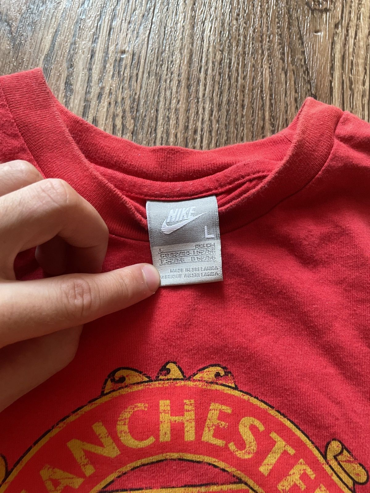 Nike Nike vintage Manchester City Red T-shirt soccer 90s Size US L / EU 52-54 / 3 - 4 Thumbnail