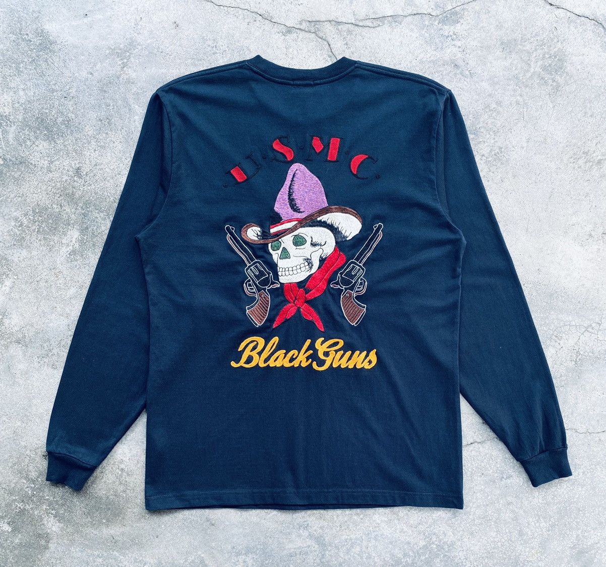 Toyo Enterprises Vintage Toyo Enterprise Black Guns Long Sleeve Tees Size US L / EU 52-54 / 3 - 2 Thumbnail