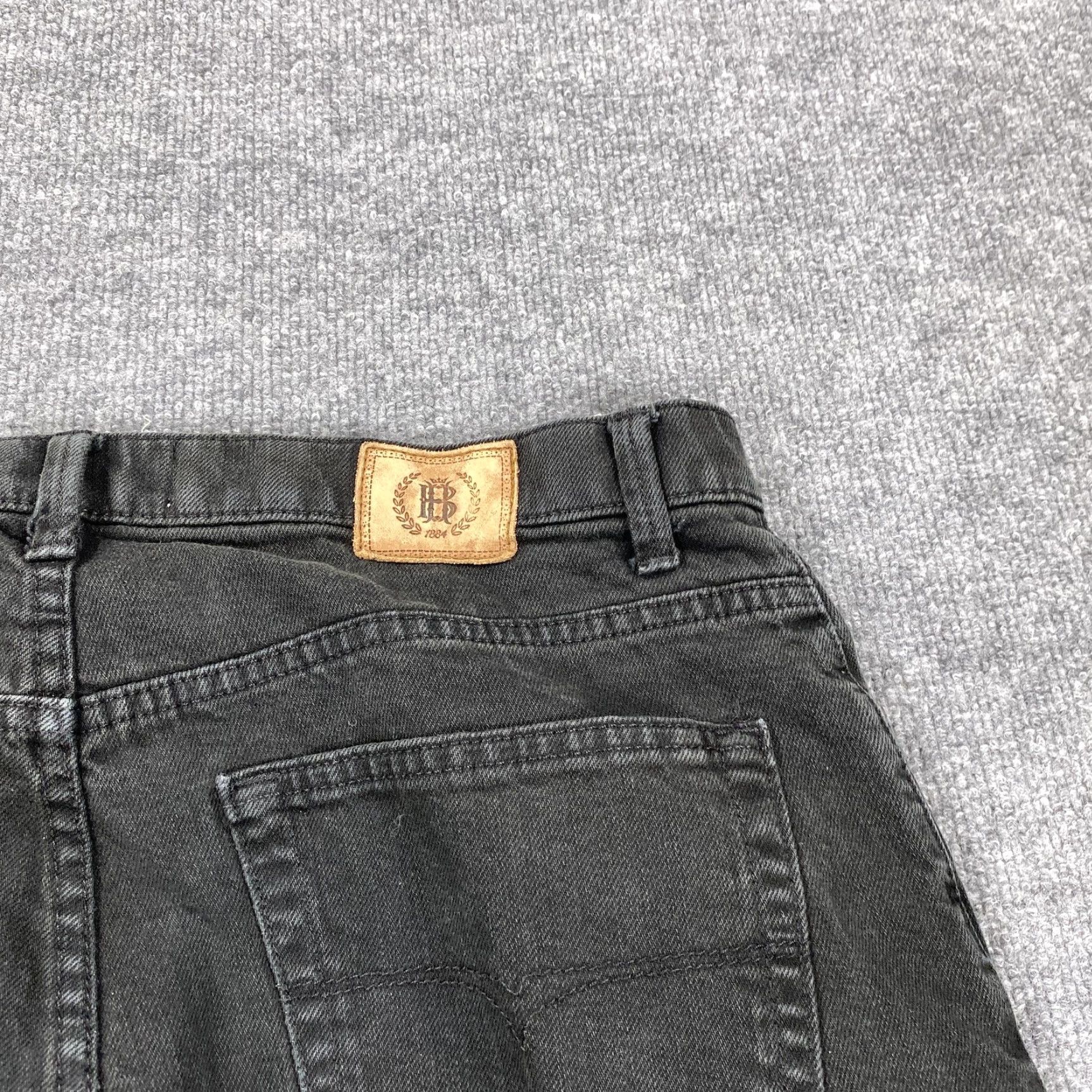 Marks & Spencer Marks & Spencer Blue Harbour Jeans Mens 36x31 Black Straight Leg Denim Dark Wash Size US 36 / EU 52 - 3 Thumbnail