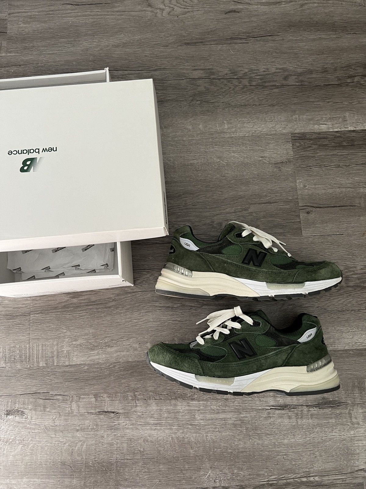 Jjjjound Green New Balance 992 Jjjjound Grey Mens Stores JJJJound