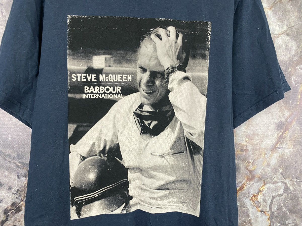 Barbour × Vintage Men’s Barbour Steve McQueen T-Shirt Luxury Size XL Size US XL / EU 56 / 4 - 4 Thumbnail