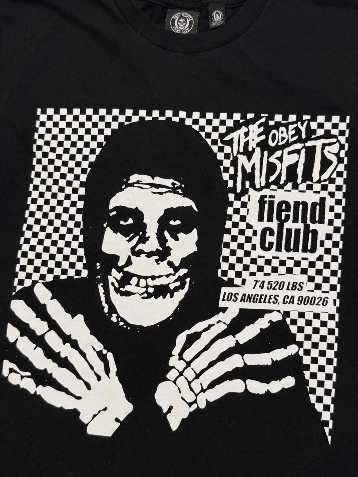 Misfits 🔷Obey x Misfits Fiend Club T-shirt🔷 Size US S / EU 44-46 / 1 - 2 Thumbnail
