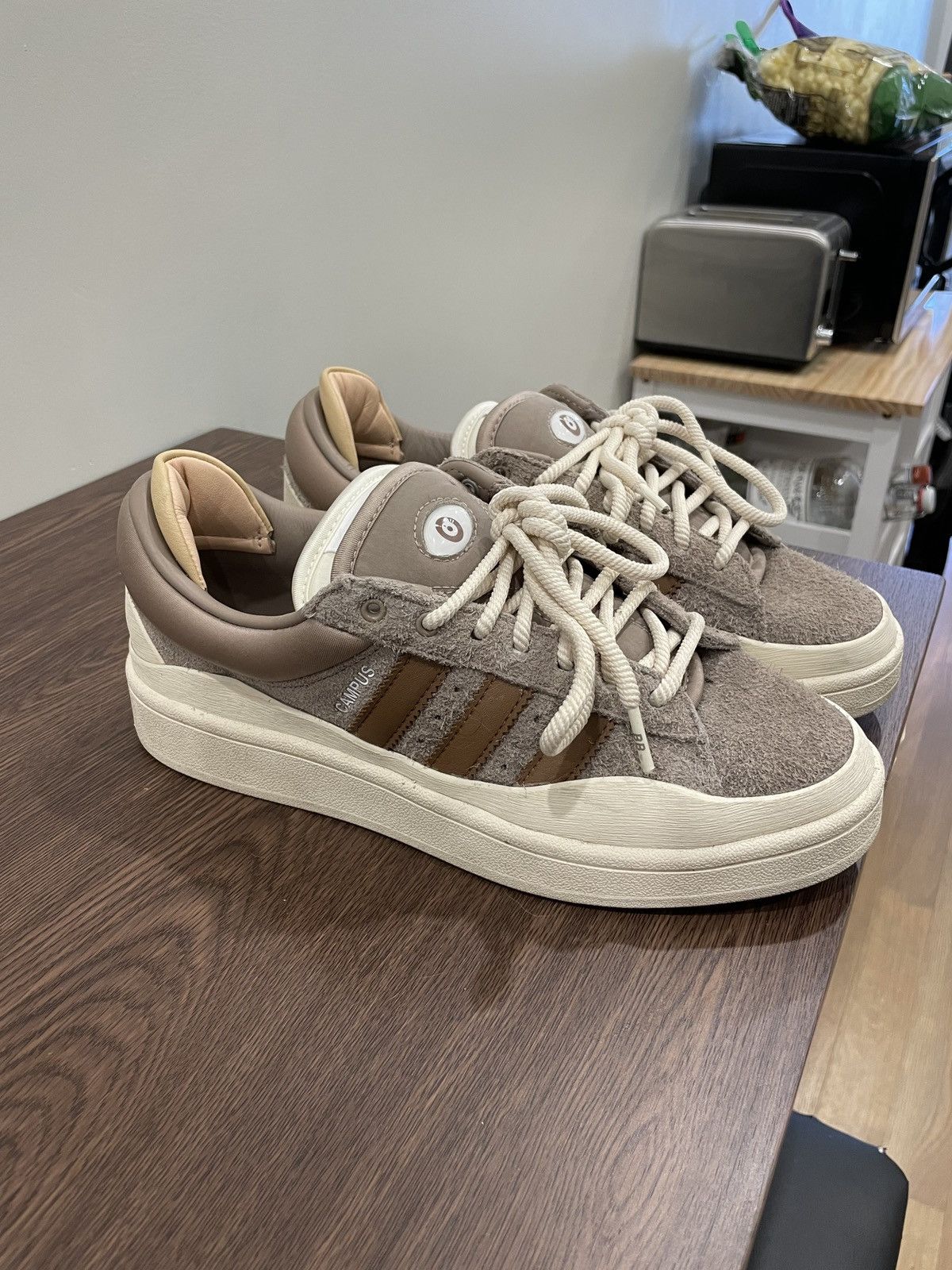 adidas gazelle silver green womens Campus Bad Bunny 
