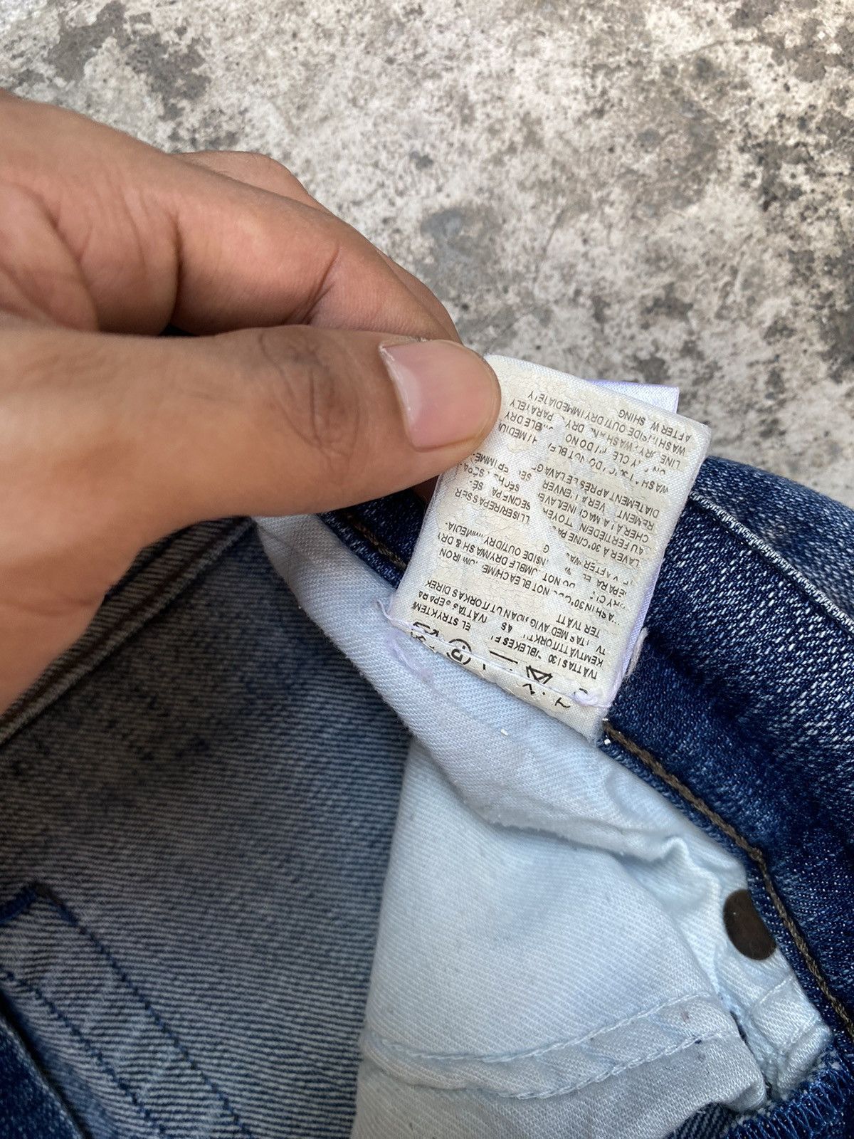 Acne Studios Acne Studios Blue Wash Slim Jeans - Roc The Boat Size US 29 - 8 Thumbnail