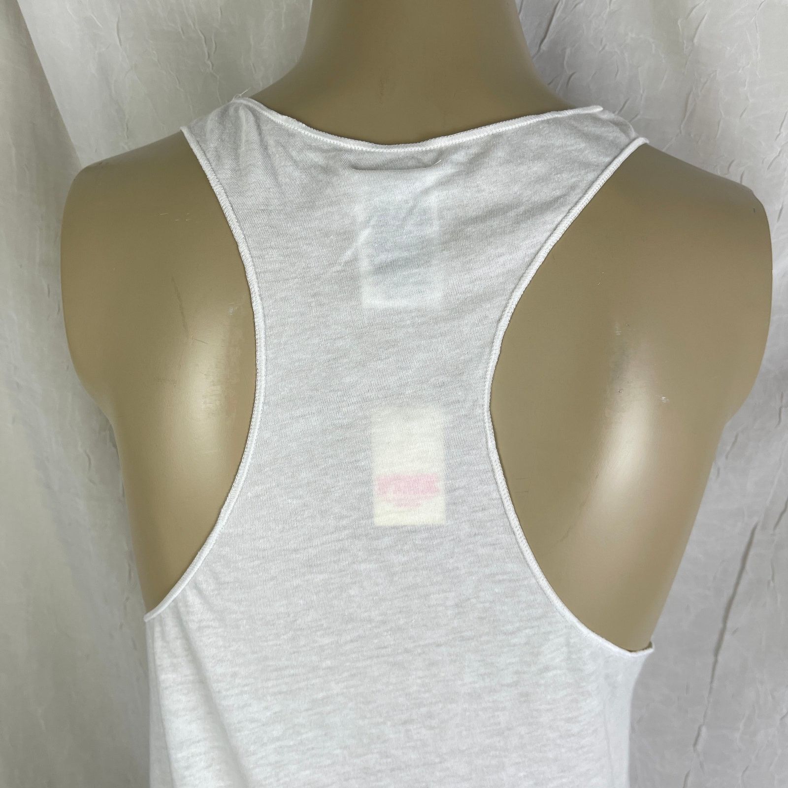 Pink Victoria’s Secret PINK White Fringe Tank Dress Pineapple NWT Size XS / US 0-2 / IT 36-38 - 13 Thumbnail