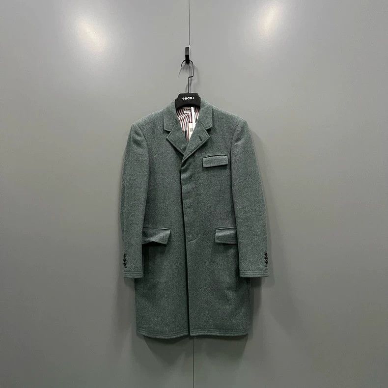 Thom Browne Thom Browne Green coat 2506-Nextarrow Size US M / EU 48-50 / 2 - 1 Thumbnail
