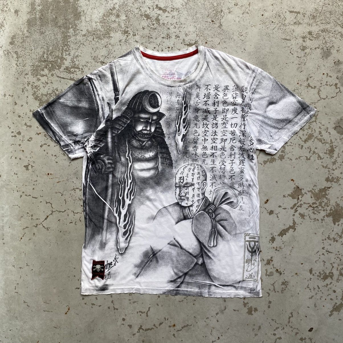 Affliction AFFLICTION SAMURAI RUNES JAPAN LIMITED EDITION T SHIRT Size US XL / EU 56 / 4 - 1 Thumbnail