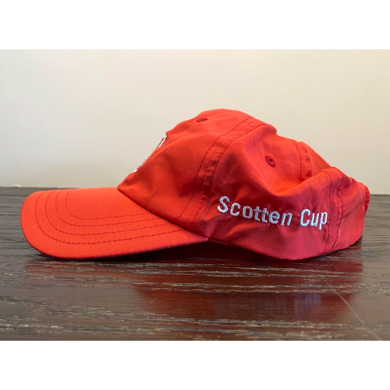 Vintage Palos Verdes Golf Club Hat Men One Size Red Strapback Pukka Headwear Adjustable Logo Front Scottен Cup Side California Beach City Classic Sports Size ONE SIZE - 4 Thumbnail