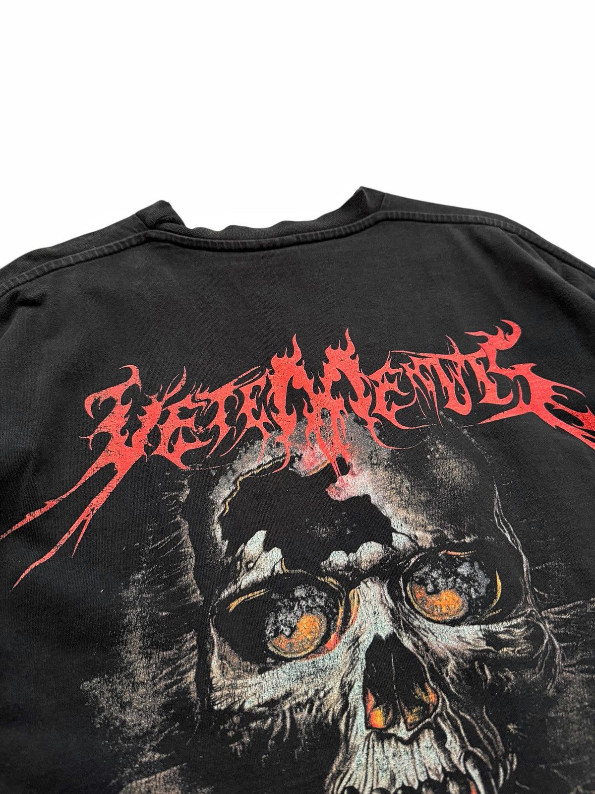 Vetements RARE Metal Skull Back Print Shirt 2017 Size US L / EU 52-54 / 3 - 4 Thumbnail