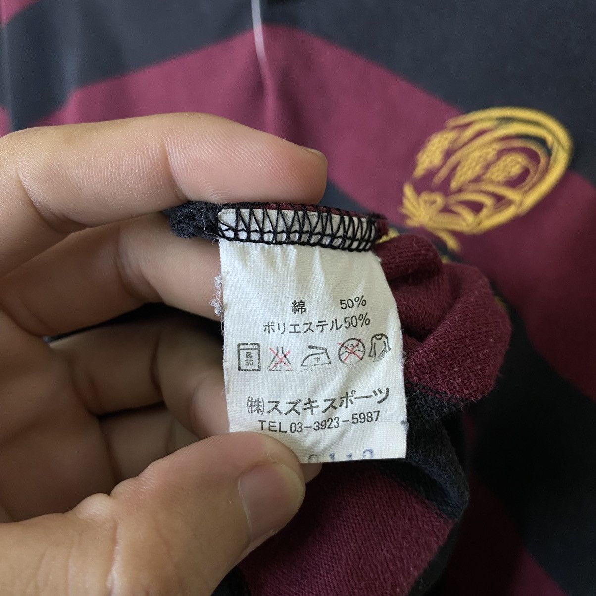 Vintage Vintage 90s Suzuki Sports Polo Rugby Jersey LS Size US M / EU 48-50 / 2 - 5 Thumbnail