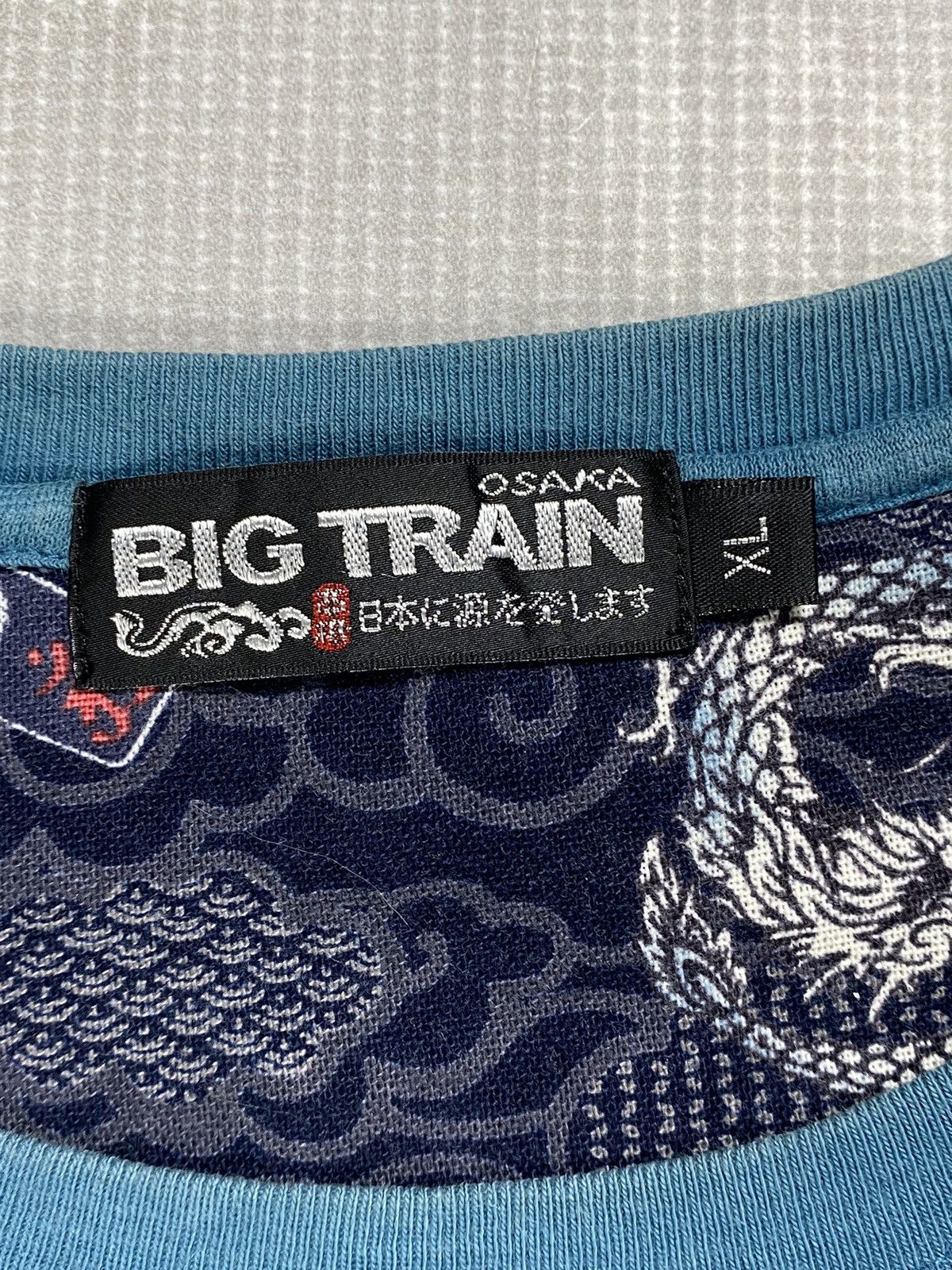 Japanese Brand Osaka big train dragon embroidered t shirt Size US XL / EU 56 / 4 - 7 Thumbnail