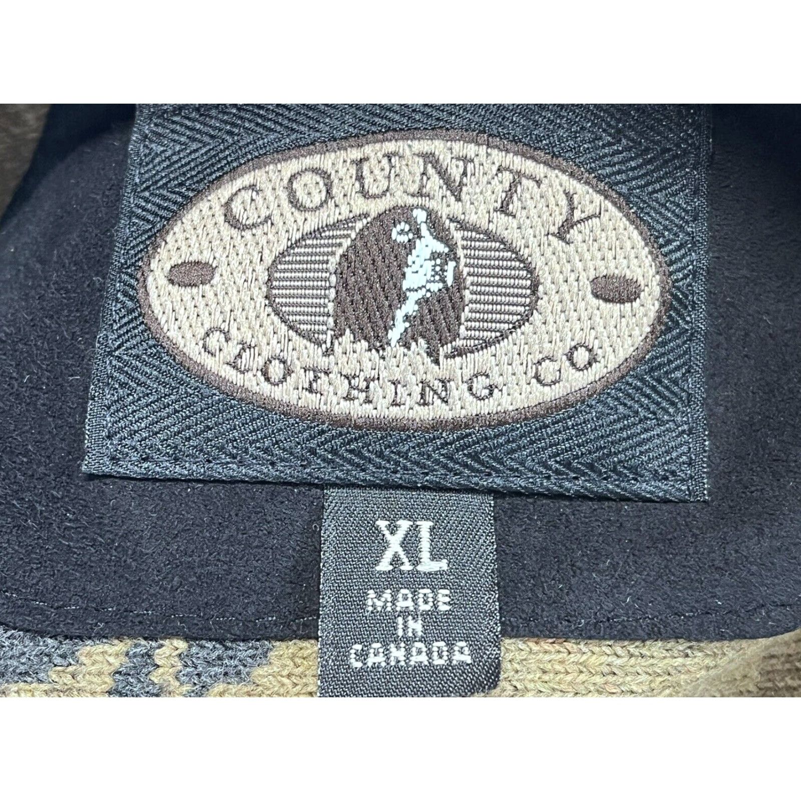 CO Vintage Womens County Clothing Co Fleece Jacket Sz XL GUC Leaves 90’s Size XL / US 12-14 / IT 48-50 - 6 Thumbnail