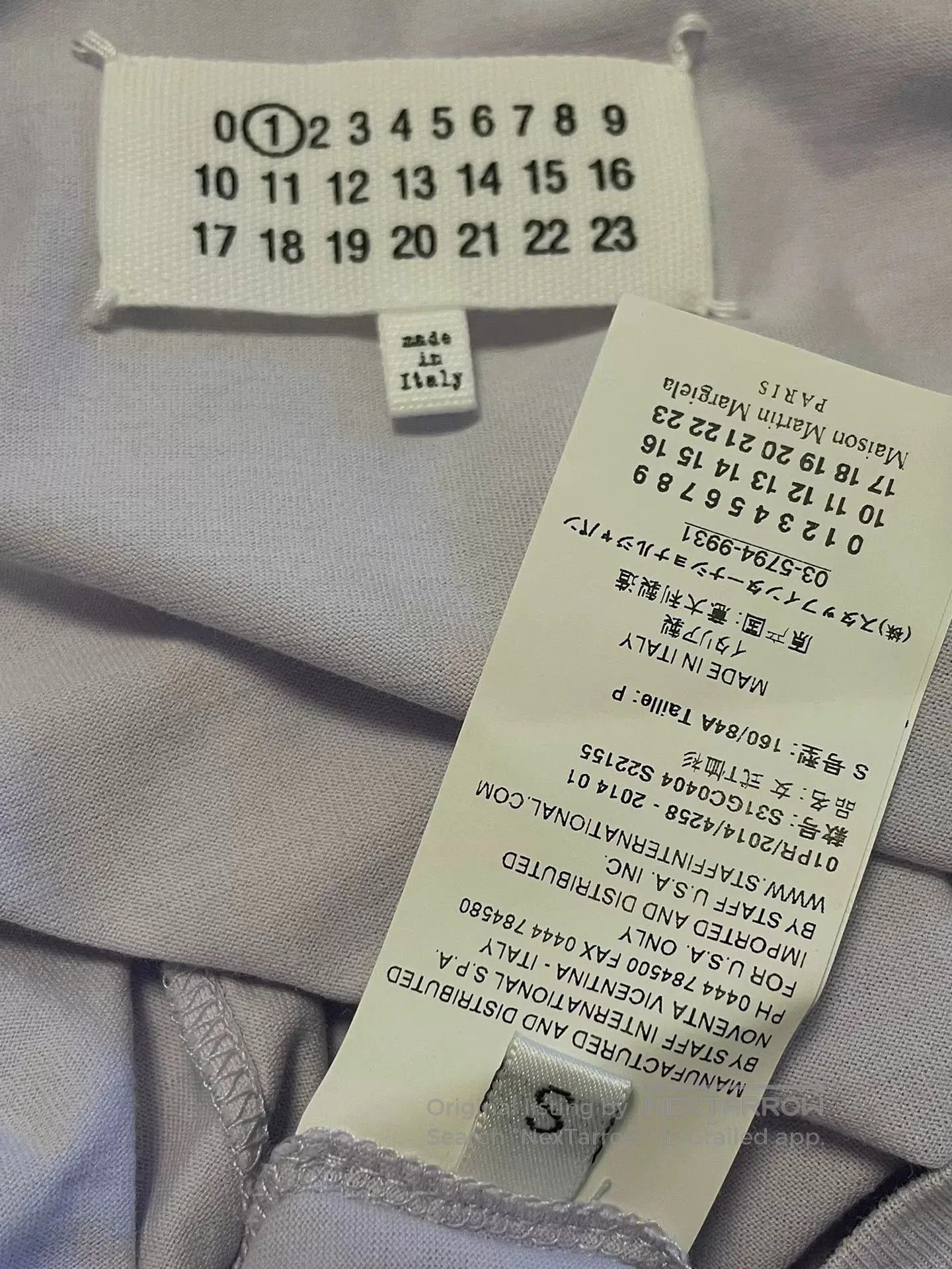 Maison Margiela Maison Martin Margiela S/S14 Shoulder T-Shirt. Size US S / EU 44-46 / 1 - 7 Thumbnail