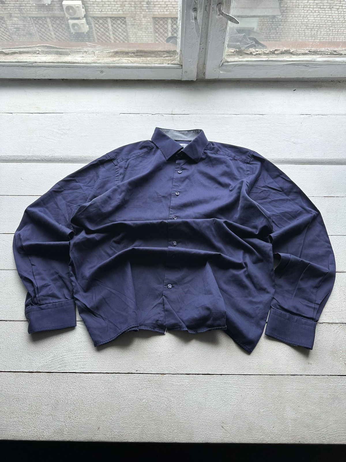 Eton × Vintage 🚨 VINTAGE ETON Spa Button Up Luxury Shirt Made in Italy Size US M / EU 48-50 / 2 - 1 Thumbnail
