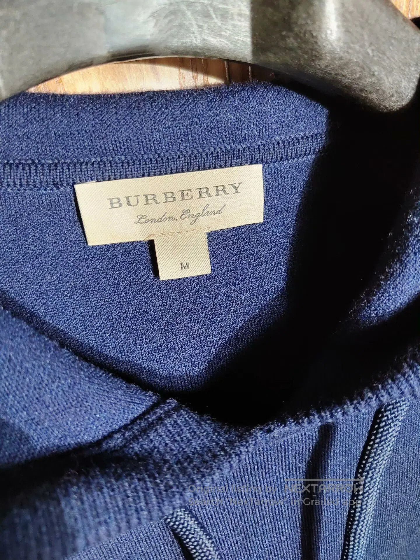 Burberry Burberry Hooded Sweatshirt in Blue. Size US M / EU 48-50 / 2 - 2 Thumbnail